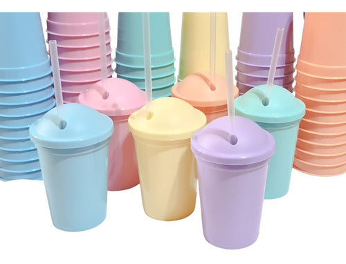 Popurrí Plastic Souvenir Glasses Milkshake (40 Units) 0