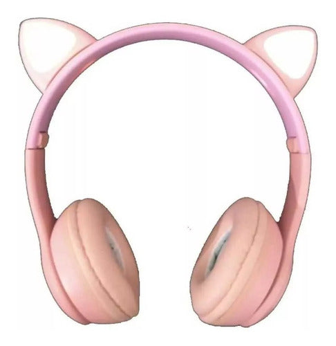 Wireless Bluetooth Cat Ear Headphones with LED Lights 9