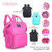 Trendy Maternal Backpack Bag for Bottles Diapers Baby 5