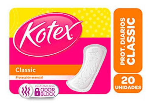 Pack X 6 Unid. Protector Femenino  Anatomate Sp 20 Kotex T. 0