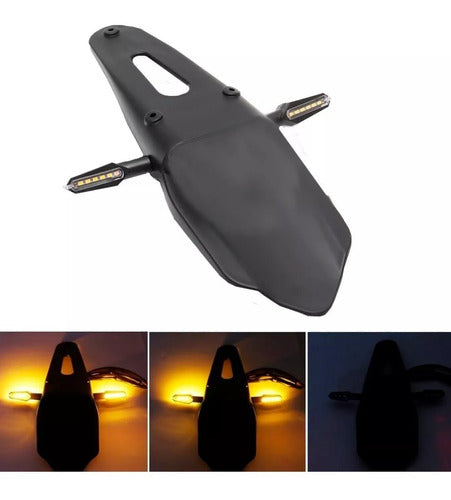 Universal LED Amber Turn Signal Lights Set for Motorcycles 3