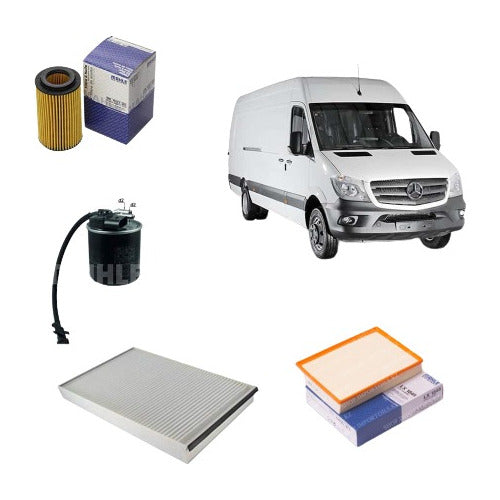 Mahle 4 Filters Kit for Mercedes Benz Sprinter - Npcars 0