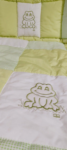 Ana Giammaría Quilted Bedding Set and Bumper for Functional Crib 1