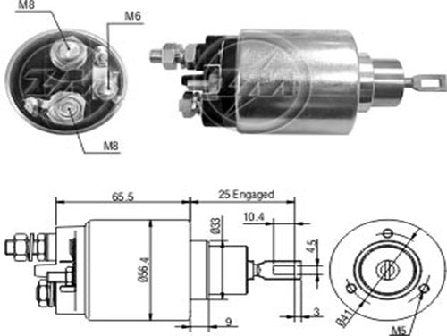 Solenoide      Fiat Strada Diesel 0