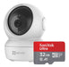 Camara Seguridad Ip Domo Wifi Ezviz C6n + Memoria 32gb 0