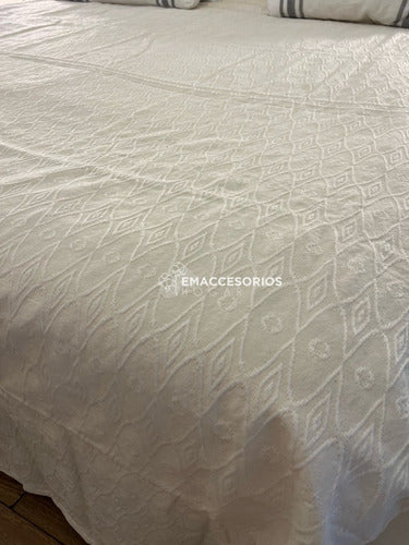 Lightweight Rustic Summer Jacquard Bedspread for 1 Place to Twin Beds 13