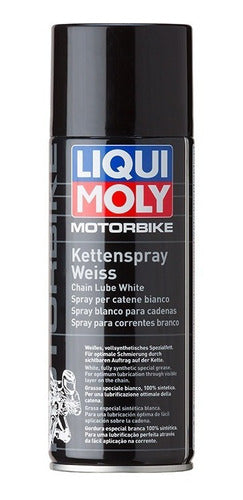 Liqui Moly White Synthetic Chain Lubricant Spray 400ml 0