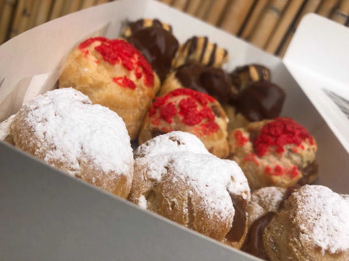 Pastelería Piacere Le Luxe Profiteroles Caja X 12 1