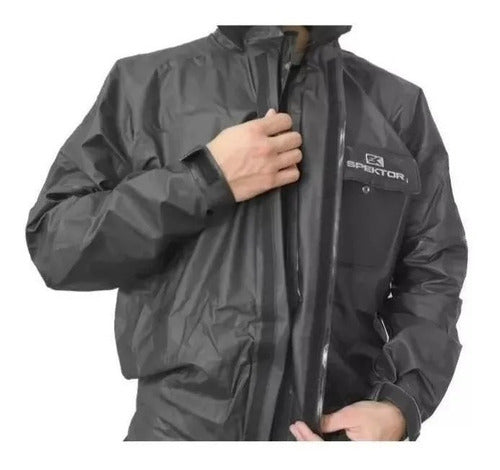 Spektor Men's Rain Suit Motorcycle Jacket Pants Size S 1