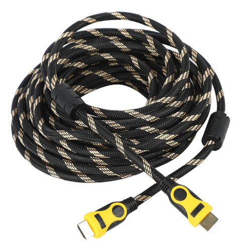 Cable Hdmi Macho 10 Metros Mallado Blindado Con Filtros 1