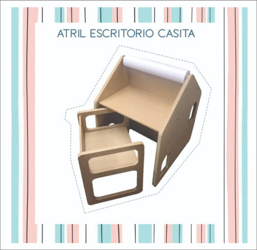 Montessori House Stand with Paper + Evolutionary Chair + Free Shipping 2