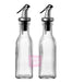 Oh My Shop! Set of 2 Glass Oil and Vinegar Dispensers 150 ML with Pour Spout 5