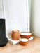 LeMirk Kit X 3 Aromatic Soy Candles in Wooden Bowls 0