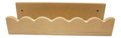 Puntitos Carpintería Profile with Waves MDF 40 cm. Book Shelf Decoration 0