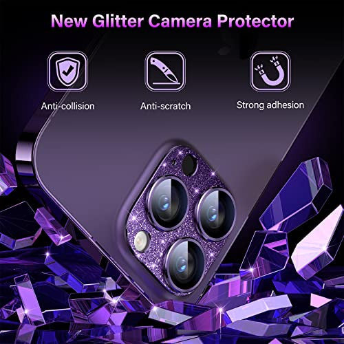 Bazo Camera Lens Protector for iPhone 14 Pro and Pro Max Purple 1
