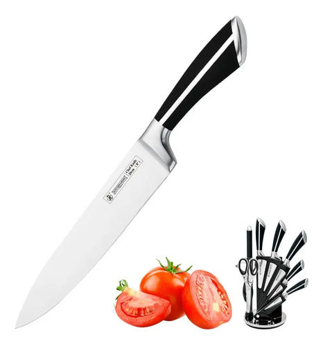 Purare Home Professional Kitchen Knife Set Stainless Steel 9 Pieces 1