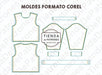 Tienda De Patrones Coreldraw Basic Men's Hoodie Pattern Mold S to 2XL 1