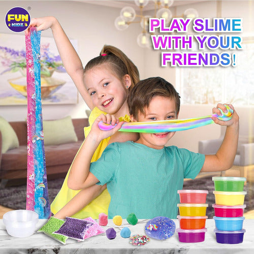 Kit De Slime Gigante Para Niños, Variedad De Texturas 2