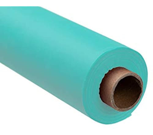 Rollo De Mesa De Plastico Azul Claro 1