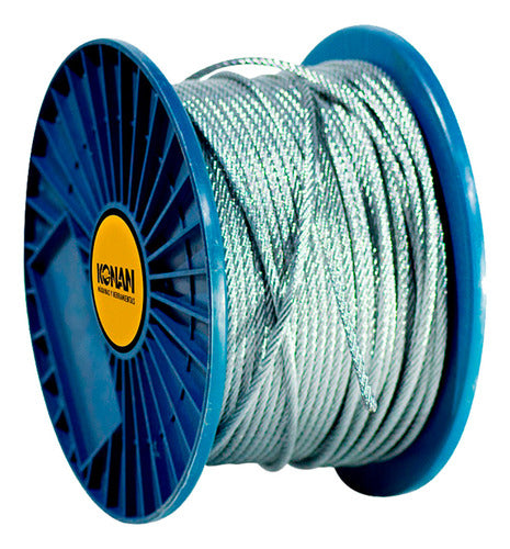 Konan Galvanized Steel Cable 1x19 1.8mm 100 Mts 0