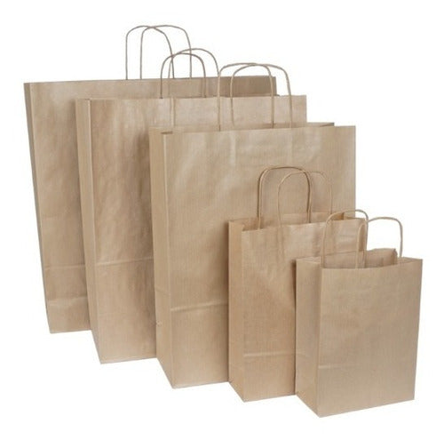 Todoplastic Kraft Paper Bags 18x25 Kp2 Pack X100 U 5