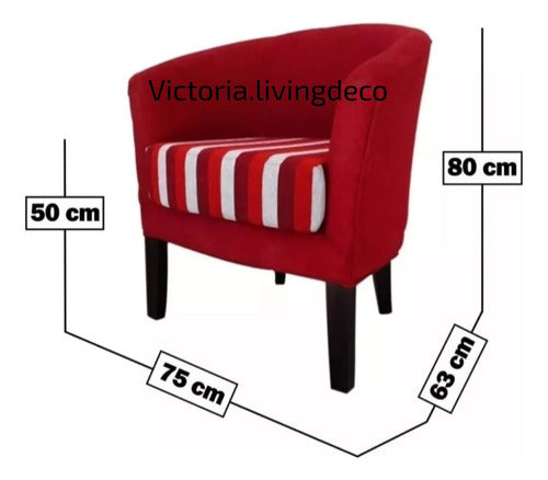 Victoria Living Deco Conrad Armchair - Immediate Delivery 1