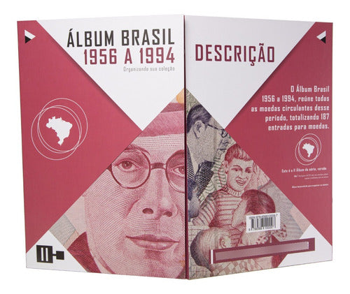 2 Álbuns Moedas Real 1956 A 2035 Promoção 4