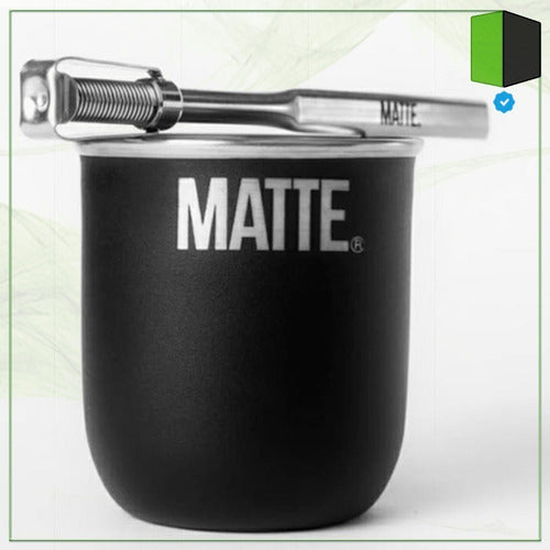 Stainless Steel Thermal Mate + Bulb Matte Gift - Mate Termico De Acero Inoxidable + Bombilla Matte Regalo