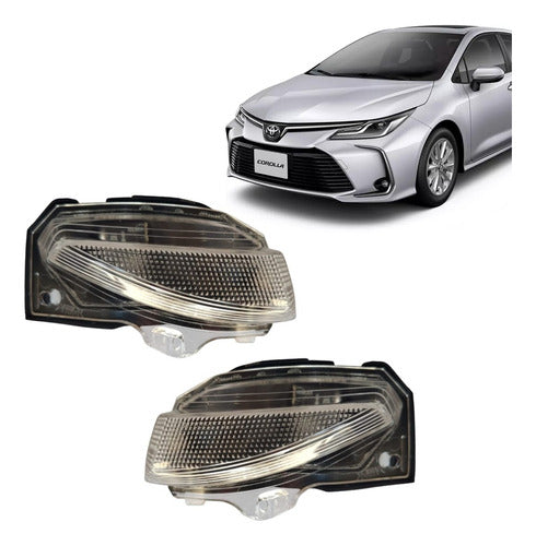 Set Turn Signal Side Mirror Lamps for Toyota Corolla 2020-2023 0