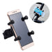 MOTOSCBA Cell Phone GPS Holder for Motorcycle and Bicycle - Black 0