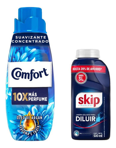 Skip Liquid Soap 500 Ml + Comfort Concentrated X 500 Cc 0