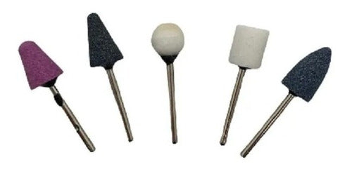 Power Small Mounted Grinding Stones for Drill - Set of 5 1