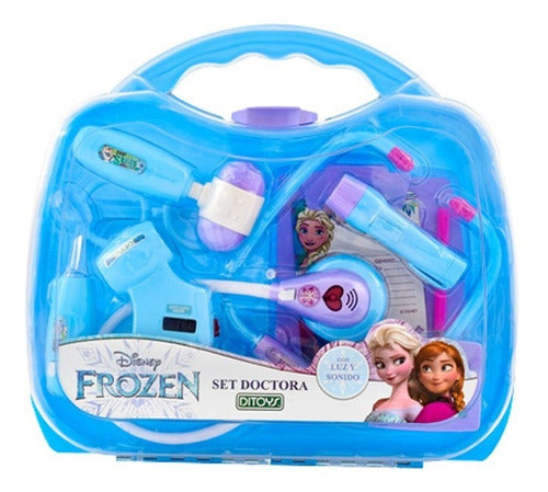 Set Doctora De Frozen Con Luz Y Sonidos Original Ditoys 0