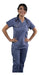 Medical Uniform Cocowear Pro Ultramarine Blue Straight Leg Women's Scrubs 0