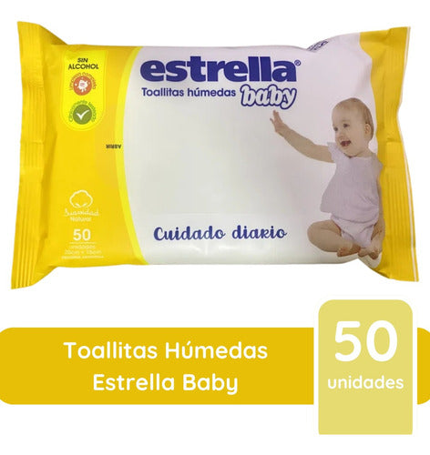 Estrella Baby 300 Alcohol-Free Baby Wet Wipes 3