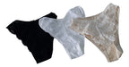 Meu Ben Pack of 3 Fine Lace and Lycra Panties 0