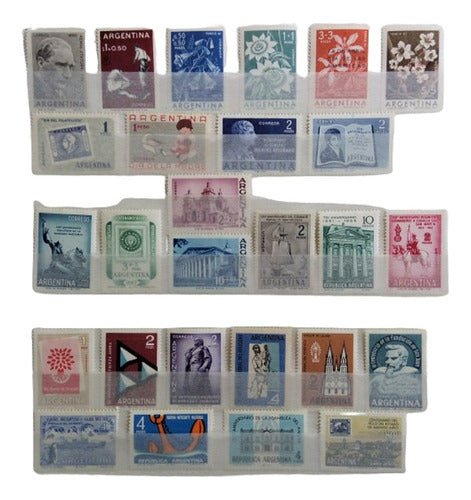 Argentina, Lot of 50 Different New Commemorative Stamps L15472 0