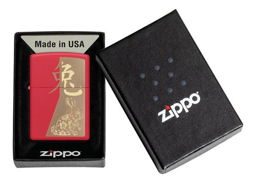 Zippo Year Of The Rabbit Original Garantia 29126 2