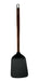 Espátula Lisa Nylon Negro Mango De Bronce Cocina Premium 1