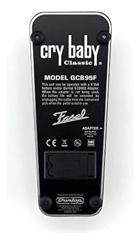 Dunlop Gcb95f Cry Baby Pedal De Efectos De Guitarra Wah Clás 1