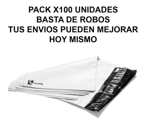 SecureBag® 100 E-commerce Bags Tri-Layer No. 2 30x40 White 5