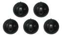 Longvie Black Knobs Set of 5 12331 / 13331 0