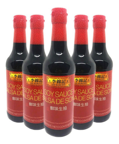 Lee Kum Kee Soy Sauce Pack X5 500 Ml 0