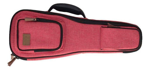 Kala Sonoma Coast Series Russian River Red Padded Concert Ukulele Case 1