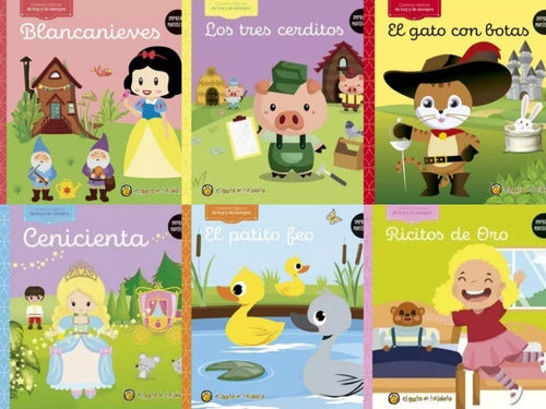 SORELLA LIBROS Lote De 6 Cuentos Infantiles Clasicos De Hoy Y De Siempre 0