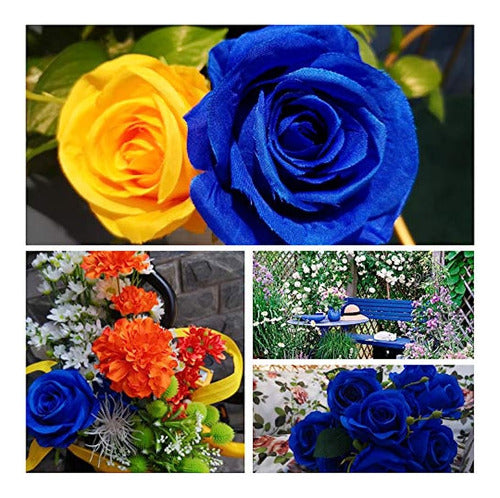 AnotherGifts Silk Rose Bouquet - Artificial Flower Decor 3