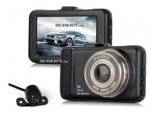 Video Camara Full Hd Para Auto + Camara Retroceso Oferta Mli 2