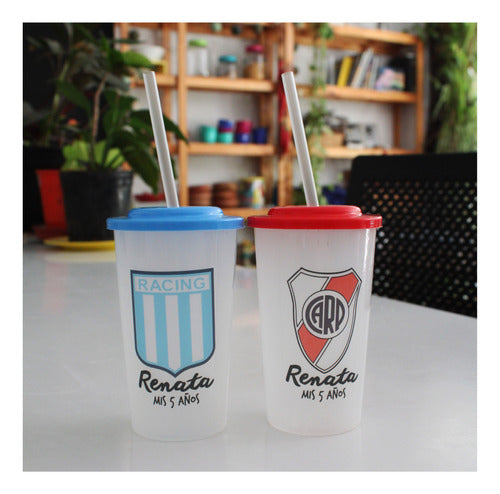 10 Personalized Transparent Souvenir Cups with Name 40