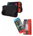 Orzly Nintendo Switch Kit Case + Tempered Glass Protector 6