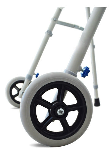 Iallo Adjustable Foldable Orthopedic Walker with Wheels - The Best 3